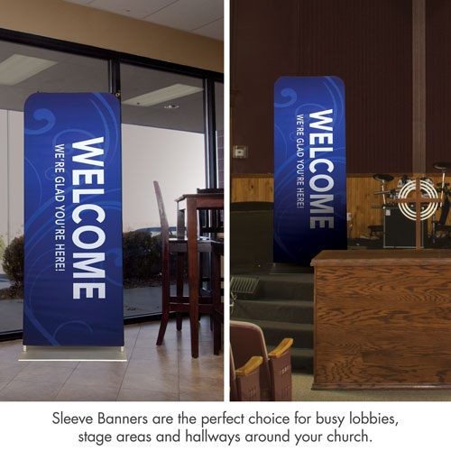 Banners, Humorous, Church for Families , 2' x 6' 3