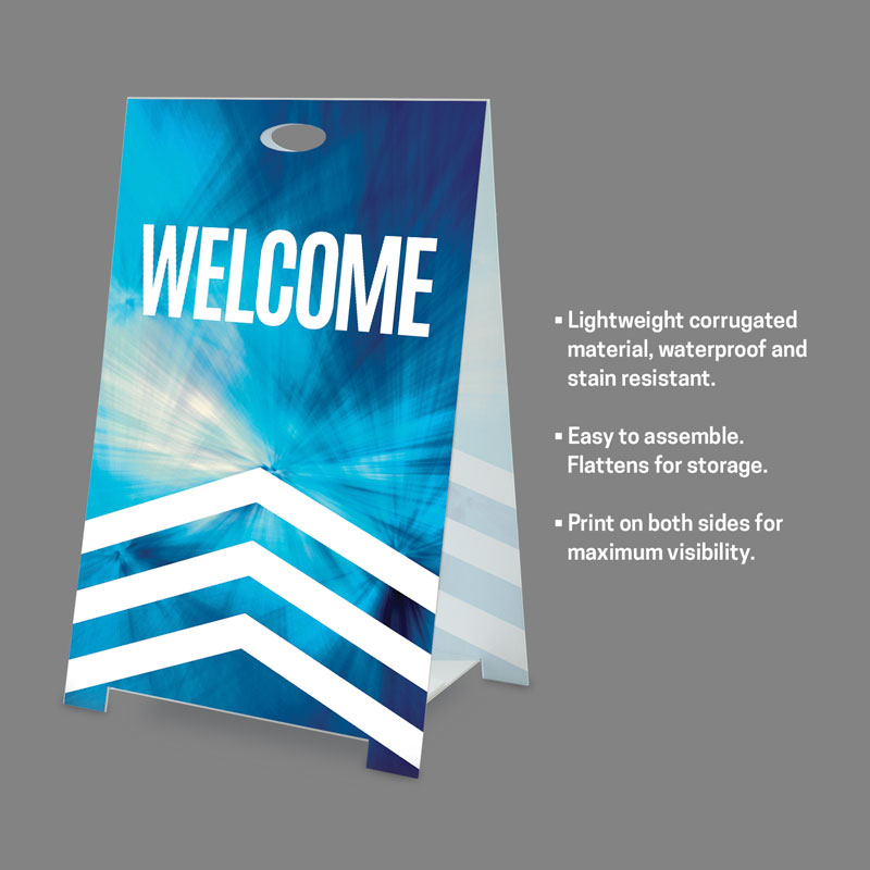 Banners, Curved Colors Products, Curved Colors Sign Up Check In, 2' x 3' 4