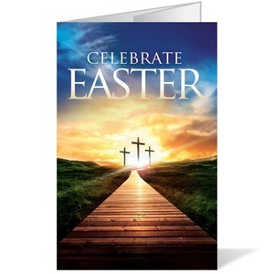 Easter Crosses Path  8.5 x 14 Bulletins