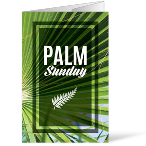 Green Palm Leaf Bulletins