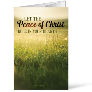 Peace of Christ Col 3:15 Bulletins