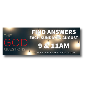 God Questions - 3 x 8 ImpactBanners