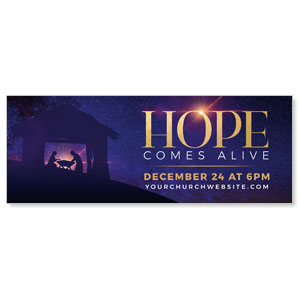 Hope Comes Alive Manger ImpactBanners