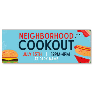 Neighborhood Cookout ImpactBanners