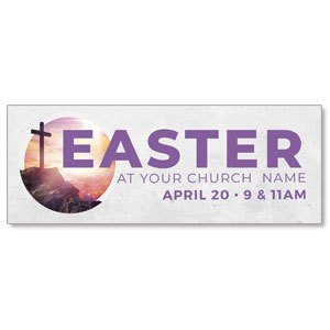 Circle Easter Cross ImpactBanners