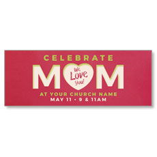 Celebrate Mom Heart 