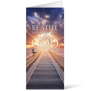 Be Still  11 x 17 Bulletins