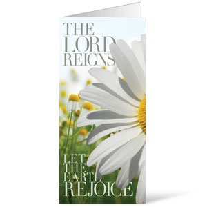 The Lord Reigns 11 x 17 Bulletins