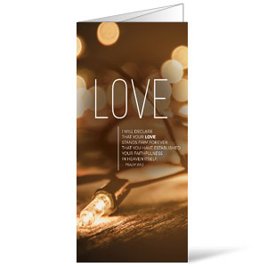 Lights of Advent Love Bulletins