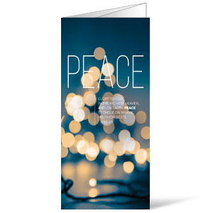 Lights of Advent Peace Bulletins