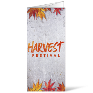 Harvest Festival Leaves Bulletins