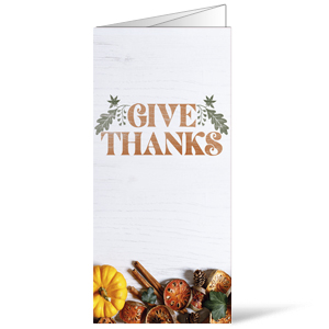 Give Thanks Seat For You Bulletins
