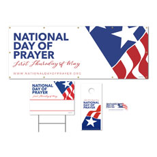 National Day of Prayer 2023 Outdoor Event NDP Logo Promotional Kit 