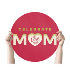 Celebrate Mom Heart 