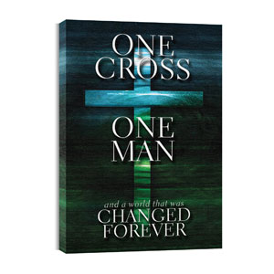One Cross M 24in x 36in Canvas Prints