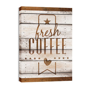Barn Wood Coffee 24in x 36in Canvas Prints