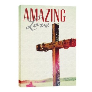 Amazing Love Cross 24in x 36in Canvas Prints