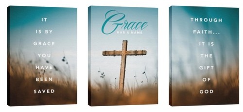 Wall Art, Easter, Grace Has A Name, 24 x 36