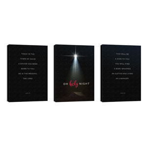 Oh Holy Night 24in x 36in Canvas Prints