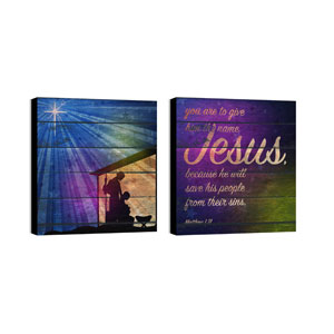 Mod Nativity Jesus 24 x 24 Canvas Prints