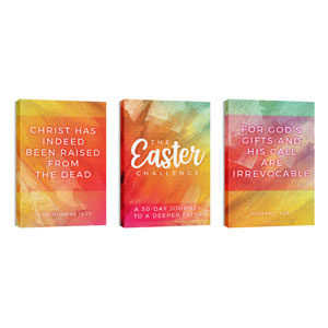 The Easter Challenge Triptych 24in x 36in Canvas Prints