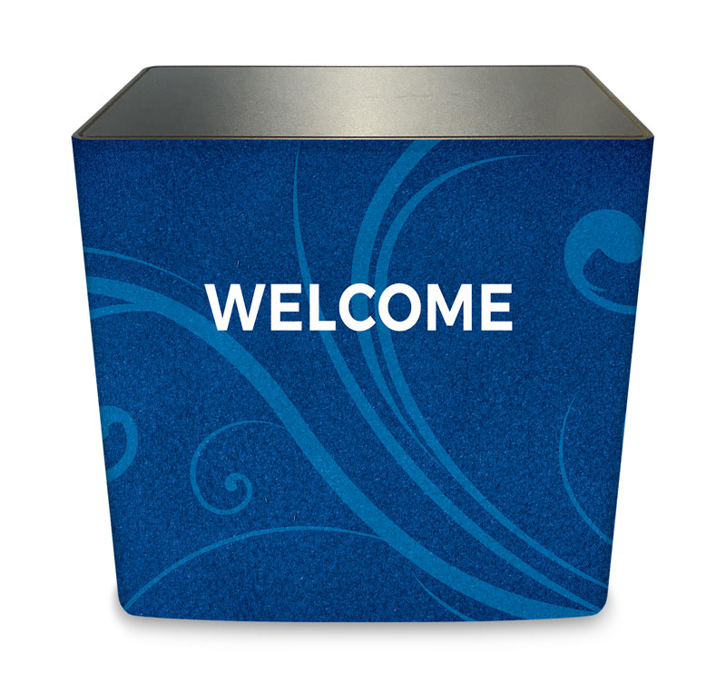 Counter Sleeves, Welcome, Flourish Welcome, Large Rectangle