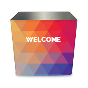 Geometric Bold Welcome Counter Sleeve Large Rectangle