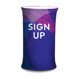 Find Your Community Sign Up Counter Sleeves Small Oval