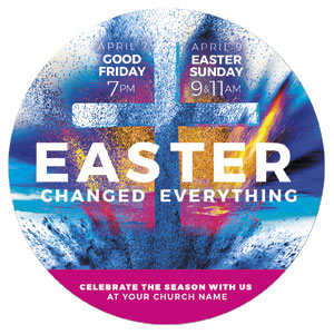 Easter Changed Everything Circle InviteCards 