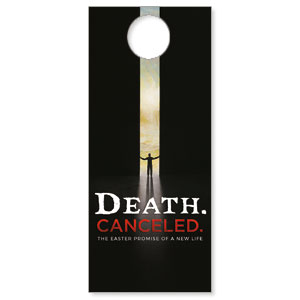 Death Canceled DoorHangers