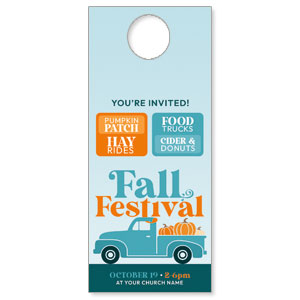Fall Festival Truck DoorHangers