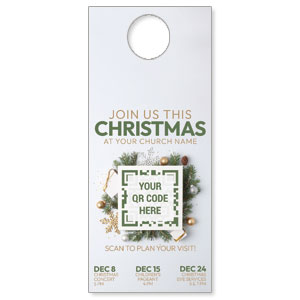 Christmas QR Code DoorHangers