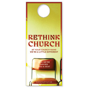 Rethink Church Chair DoorHangers