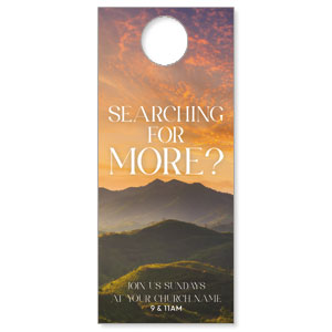 Searching For More Landscape DoorHangers