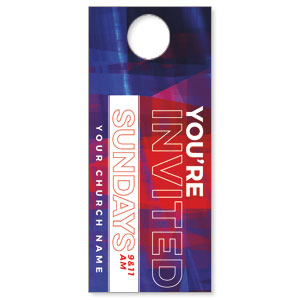 You're Invited Sundays DoorHangers