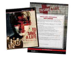 To Save A Life Movie Event License Stnd DVD License