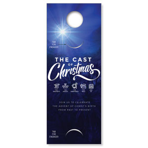 The Cast of Christmas Engager Companion DoorHangers