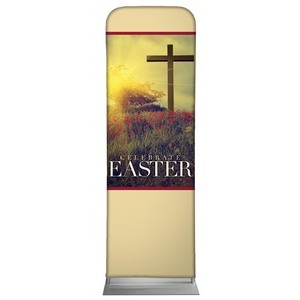 Celebrate Easter Cross 2' x 6' Sleeve Banner
