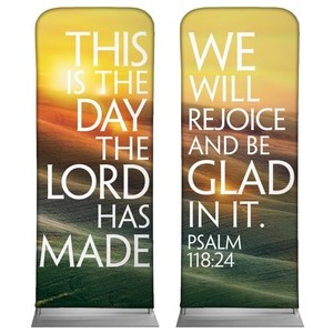 We Will Rejoice  2'7" x 6'7" Sleeve Banners