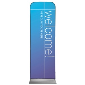Color Wash Welcome 2' x 6' Sleeve Banner
