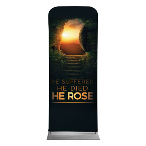 Suffered Died Rose 2'7" x 6'7" Sleeve Banners
