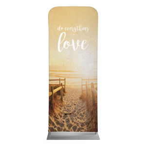 Photo Scriptures 1 Cor 16:14 2'7" x 6'7" Sleeve Banners