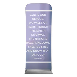 Shimmer Psalm 46 2'7" x 6'7" Sleeve Banners