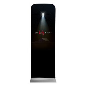 Oh Holy Night 2' x 6' Sleeve Banner