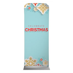 Paper Snowflakes 2'7" x 6'7" Sleeve Banners