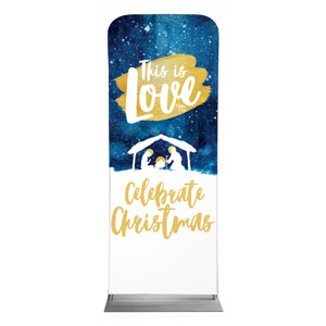 Painted Nativity 2'7" x 6'7" Sleeve Banners