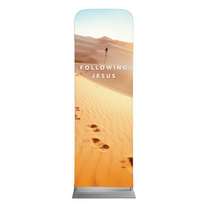 Following Jesus Sand Dunes 2' x 6' Sleeve Banner