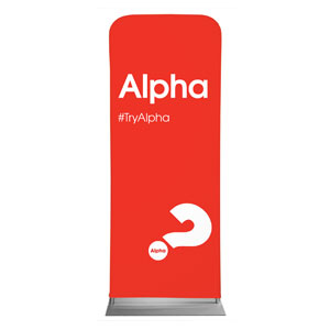 Alpha Red 2'7" x 6'7" Sleeve Banners
