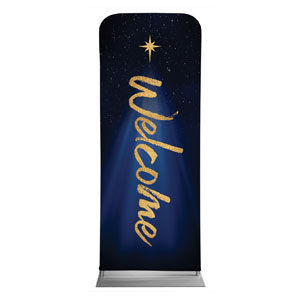 Christmas Star Hope is Born Welcome 2'7" x 6'7" Sleeve Banners