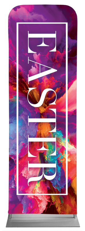 Banners, Easter, Easter Color Smoke, 2' x 6'